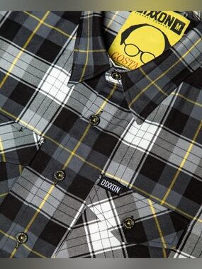 Dixxon Costanza Flannel Shirt 2X Gray Plaid Seinfeld Limited Edition NWT